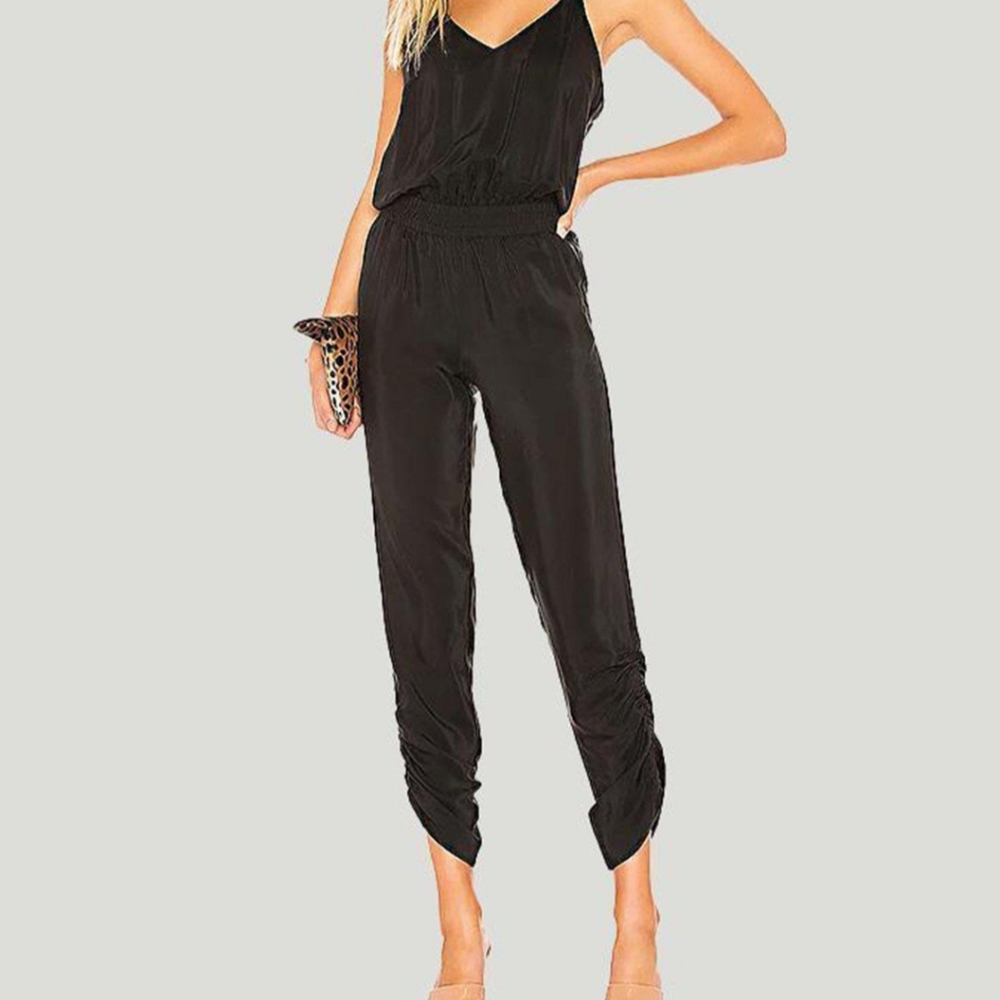 Amanda Uprichard Black Jumpsuit